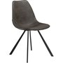 Pitch stol - Vintage gr / svart