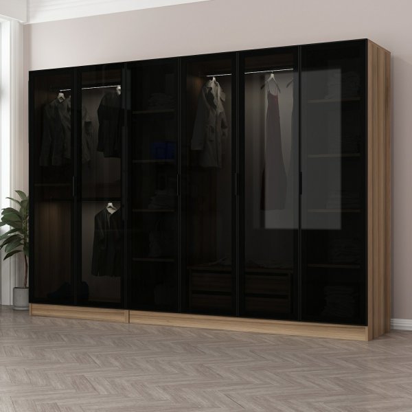 Armoire Cavolo 270x52x210 cm, variante A - Marron Armoire Cavolo 270x52x210 cm, variante A - Marron