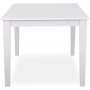 Mellby vitt frlngningsbart matbord 180/225/270 cm + Mbeltassar