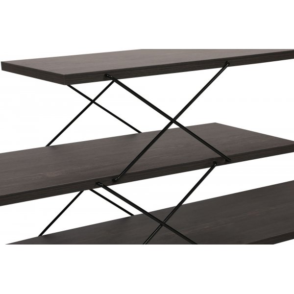 Banc multimédia Zigzag - Brun foncé Banc multimédia Zigzag - Brun foncé