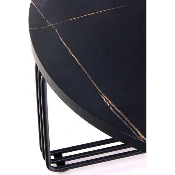 Table basse Tisvilde 80 cm - Noir