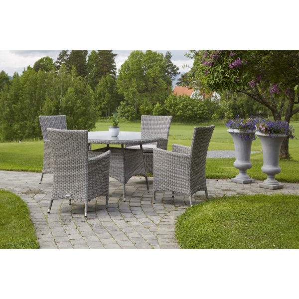 Rosario matbord Ø 120 cm - Ljusgrå Rosario matbord Ø 120 cm - Ljusgrå