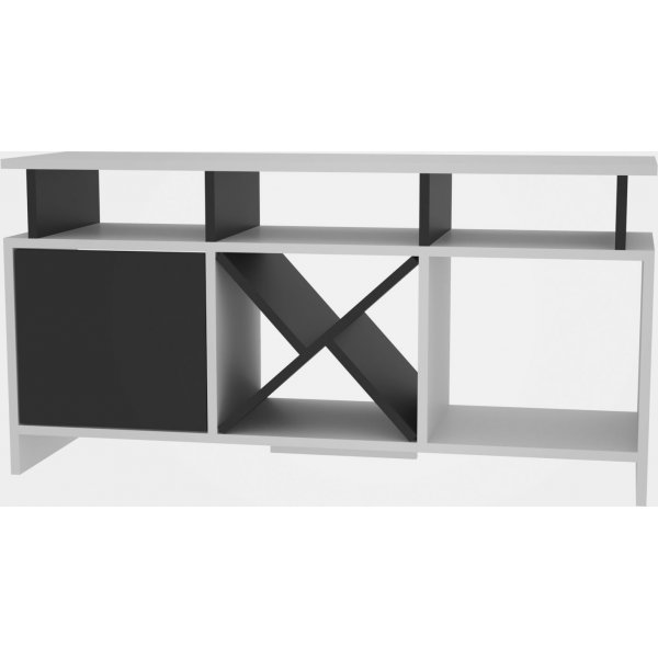 Banc mdia Auburn - Blanc/anthracite