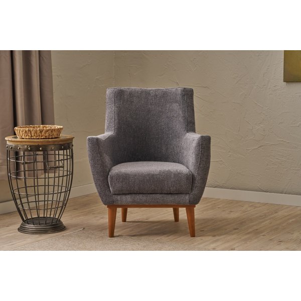 Fauteuil Gonca - Gris