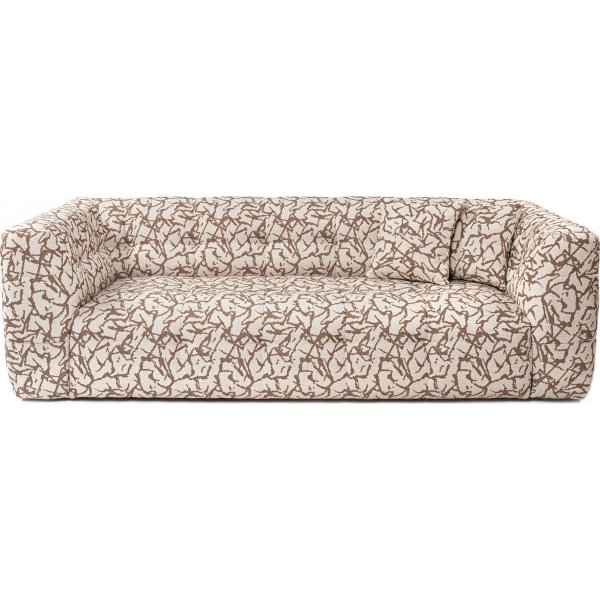 Cady 3-sits soffa - Beige/brun Cady 3-sits soffa - Beige/brun