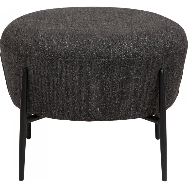 Orbit fotpall - Svart bouclé Orbit fotpall - Svart bouclé