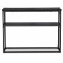 Solano konsolbord 100 x 35 cm - Svartbetsad ask (foliering)