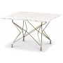 Terrazzo soffbord 75x75cm - Cosmos Terrazzo & underrede Star mssing