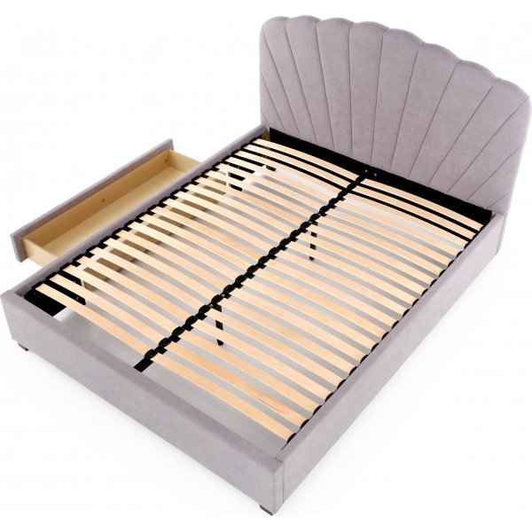 Cadre de lit Mistral 160x200 cm - Gris Cadre de lit Mistral 160x200 cm - Gris