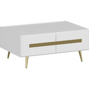 Table basse Jose 90 x 64 cm - Blanc