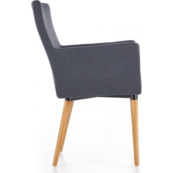 Chaise de salle à manger Erica - Gris foncé Chaise de salle à manger Erica - Gris foncé