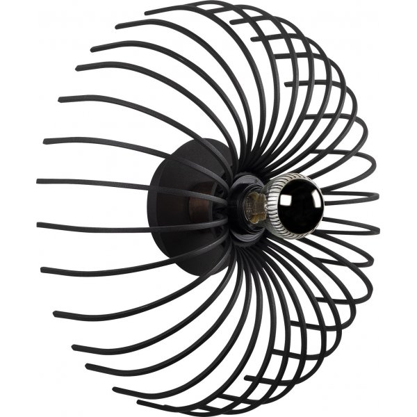 Aspendos wandlamp N-645 - Zwart