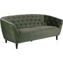 Ria 3-sits soffa grn sammet