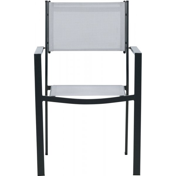 Chaise de salle à manger Copacabana - Noir/Gris Chaise de salle à manger Copacabana - Noir/Gris