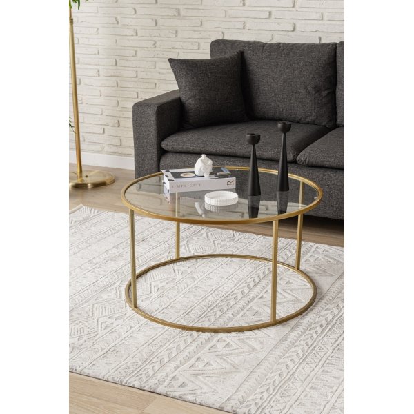 Table basse Spree Ø80 cm - Or Table basse Spree Ø80 cm - Or