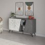 Fione sknk 150 cm - Gr/vit marmor