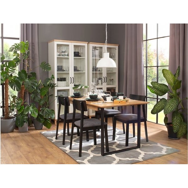 Chaise de salle à manger Nina - Noir Chaise de salle à manger Nina - Noir