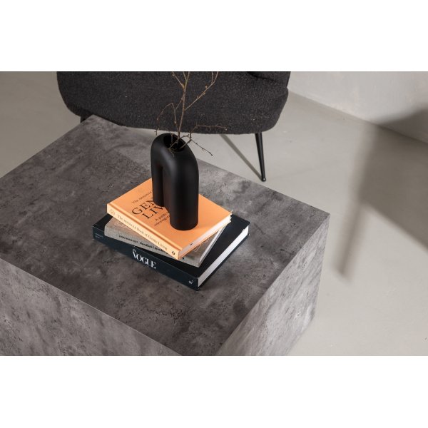 Table basse York 80 x 60 cm - Gris fonc