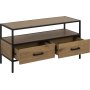 Seaford mediabänk 90 cm - Svart
