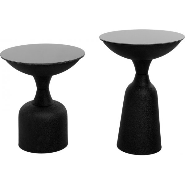 Chalice sidobord set 46/56 cm - Svart