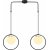 Dolly taklampa 4501 - Svart/vit