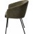 Chaise Erik en tissu vert olive