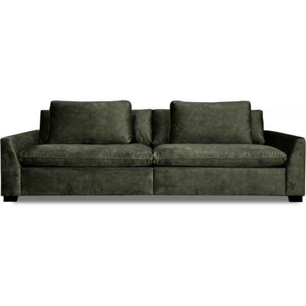 Gabby 4-sits soffa i mörkgrön sammet