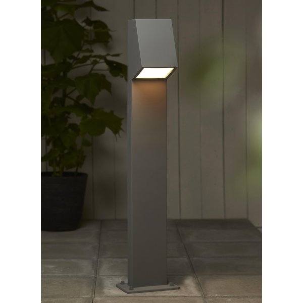 Luminaire sur poteau Luton - Gris - 100 cm Luminaire sur poteau Luton - Gris - 100 cm