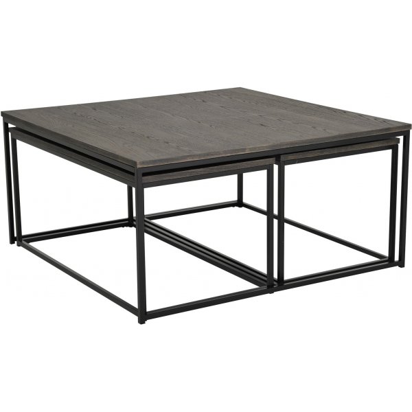 Ensemble de table basse Andora - Marron foncé Ensemble de table basse Andora - Marron foncé