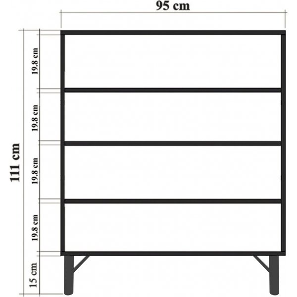 Armoires Oblique - Multicolore Armoires Oblique - Multicolore