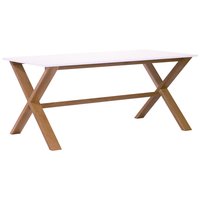 Artic matbord 140 cm - ek / vit Artic matbord 140 cm - ek / vit