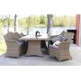 Matgrupp - Sienna bord inklusive 6 st Lotus ftljer