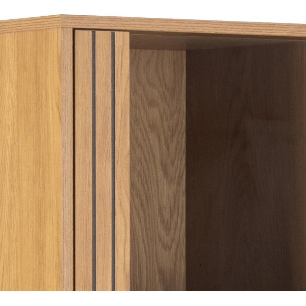 Jaipur vitrinskp - Natur/matt svart