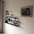 Kundbild Elliot hylla plåt B120 cm - Svart