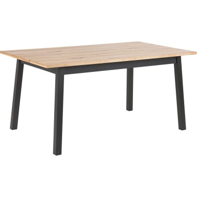 Chara matbord 160 cm - Ek/svart