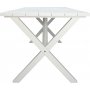 Matbord Scottsdale 190 cm - Vit + Textilskydd fr mbler