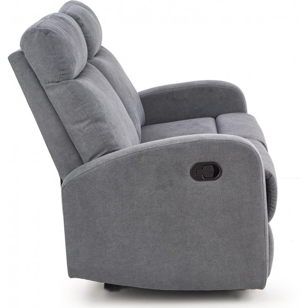 Canapé inclinable 2 places Anslo - Gris Canapé inclinable 2 places Anslo - Gris