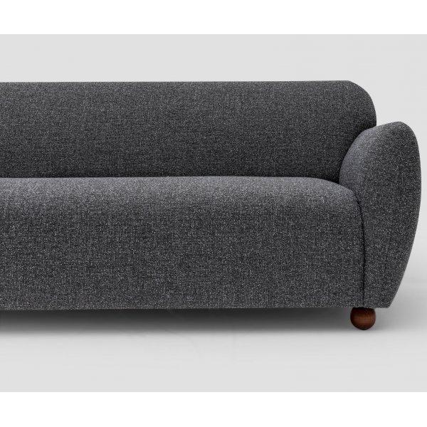 Canapé d'angle Eddy - Gris foncé Canapé d'angle Eddy - Gris foncé