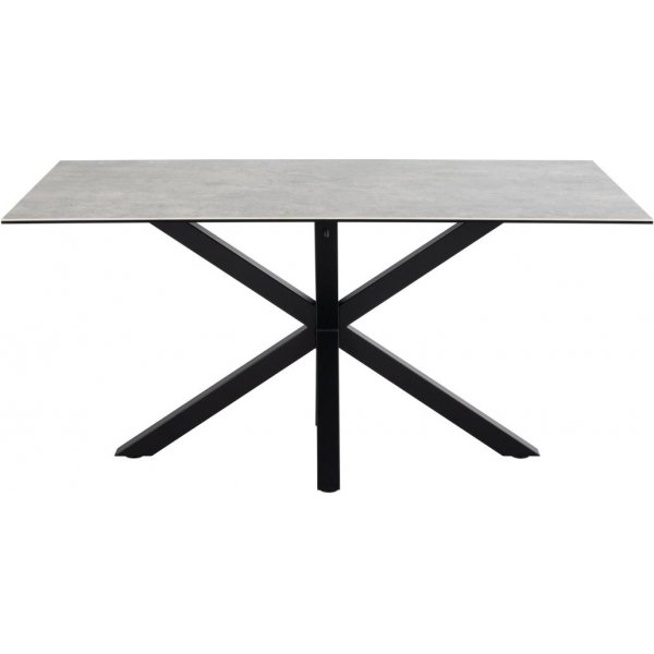 Heaven matbord 160 x 90 cm - Gr�/matt svart