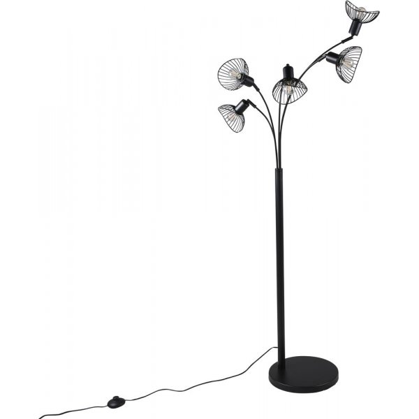 N�tthult golvlampa 5 - Svart