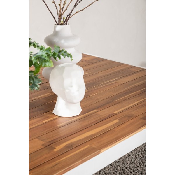 Bois matbord 205 x 90 cm - Natur/Vit Bois matbord 205 x 90 cm - Natur/Vit