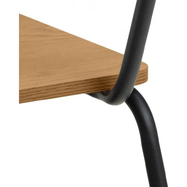 Peru matstol - Ek/matt svart Peru matstol - Ek/matt svart