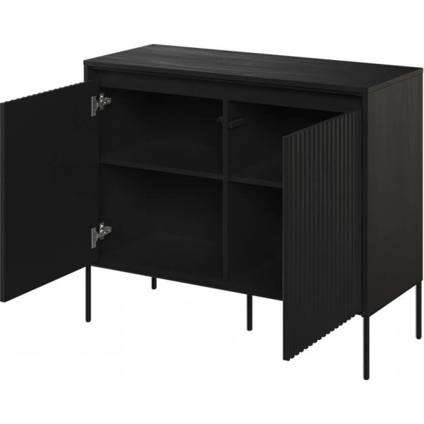 Meuble Tendance H83 cm - Noir Meuble Tendance H83 cm - Noir