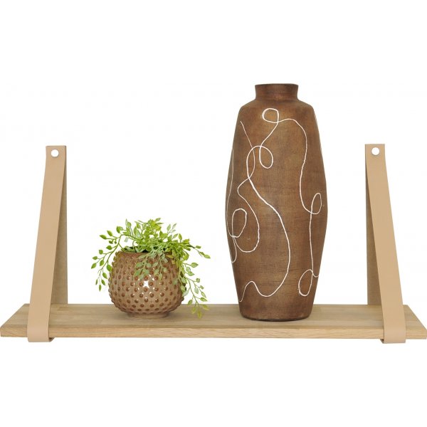 Frikk wandplank 60 cm - Wit gepigmenteerd eiken Frikk wandplank 60 cm - Wit gepigmenteerd eiken