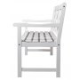 Bohus trdgrdsbnk 3-sits - Vit