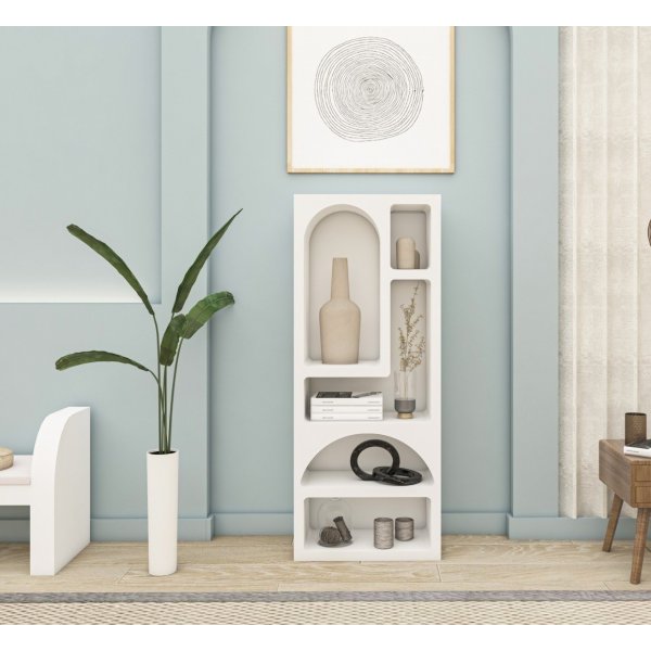 Vivanta hylla 60x30x150 cm - Vit Vivanta hylla 60x30x150 cm - Vit