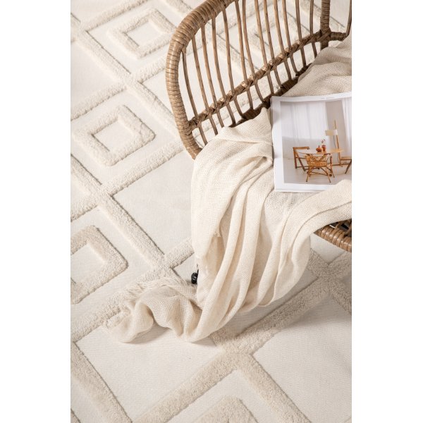 Tapis Pascal - Blanc Tapis Pascal - Blanc