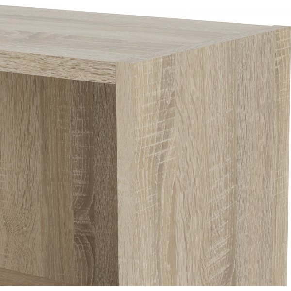 Bibliothèque basse et large Basic - Chêne Bibliothèque basse et large Basic - Chêne