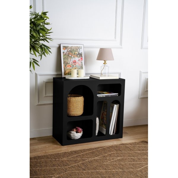 Etagère Liva L: 80 cm - Noir Etagère Liva L: 80 cm - Noir