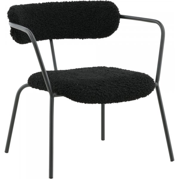 Shaun fauteuil - Zwarte teddy